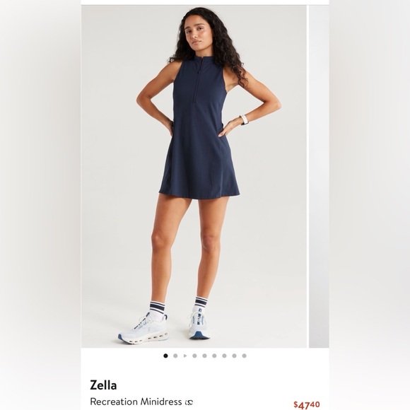 Zella Dresses & Skirts - Zella Midnight Blue Sleeveless Mini Dress